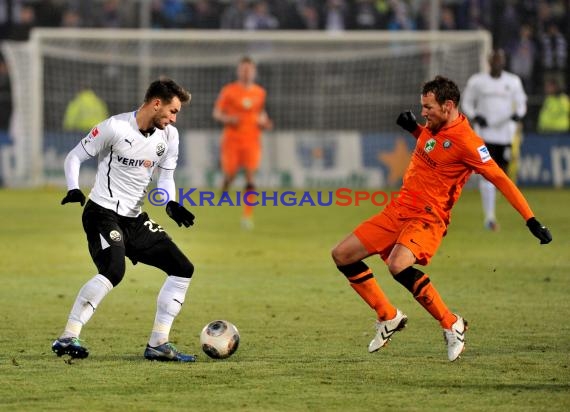 2. Bundesliga SV Sandhausen - FC Erzgebirge Aue im Hardtwaldstadion (© Kraichgausport / Loerz)